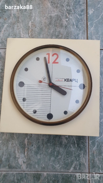 Стенен часовник Маяк Работещ, снимка 1