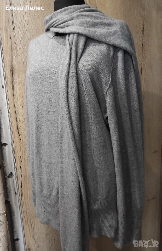 FFC дамски пуловер кашмир и вълна размер L, снимка 1