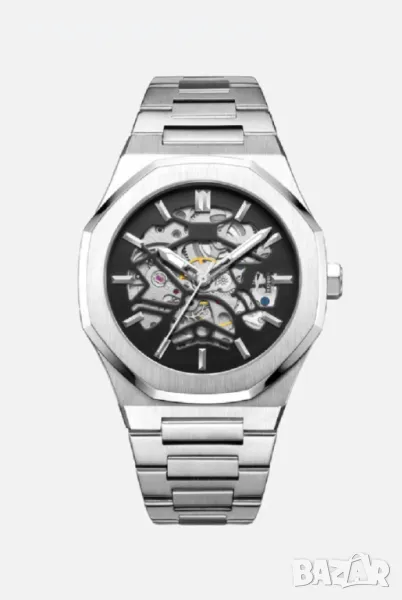 Оригинален нов часовник Peveriente Automatic - Silver, снимка 1