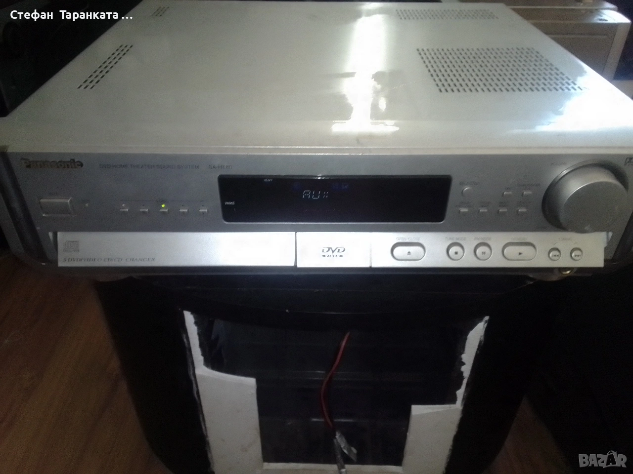 Panasonic-6 канален Усилвател със радио тунер , снимка 1