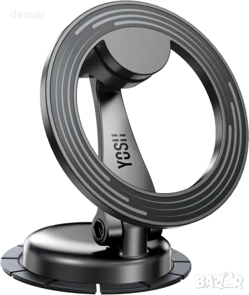 YOSH Mag-Safe поставка, Магнитна стойка за телефон в колата, снимка 1