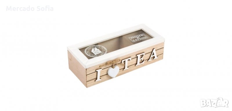 3-местна дървена кутия за чай , снимка 1