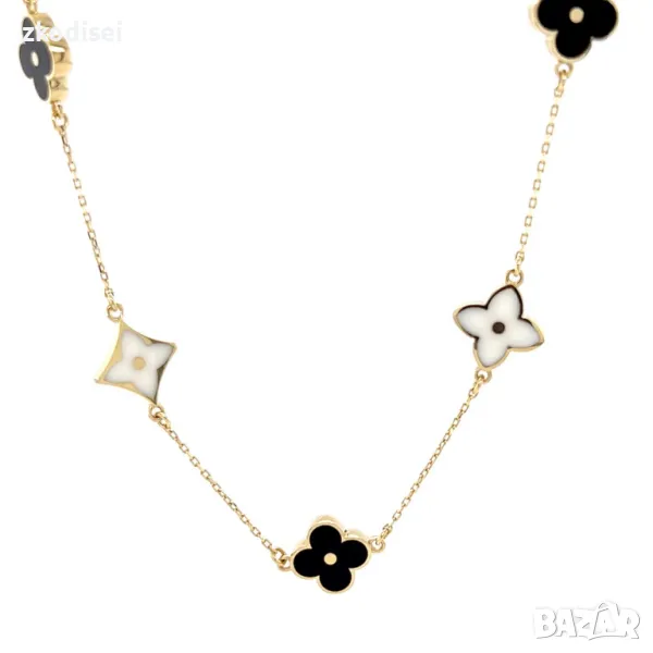 Златно колие Louis Vuitton 6,42гр. 42см. 14кр. проба:585 модел:26602-4, снимка 1