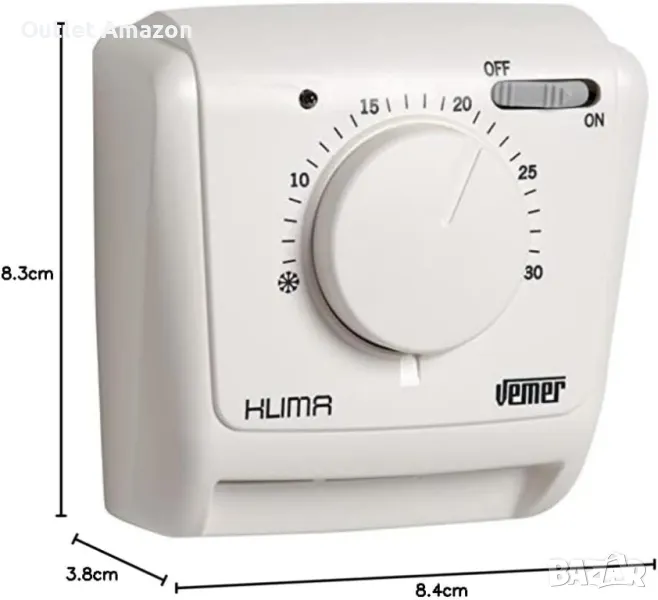 Vemer Klima Si VE021200 Разширителен стенен термостат , снимка 1