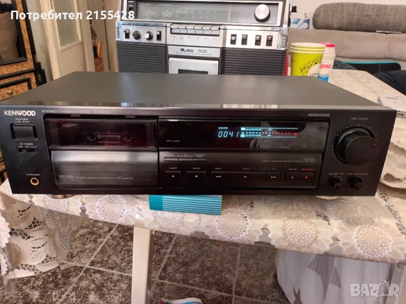 Двуглав касетъчен дек Kenwood  KX 3030, снимка 1