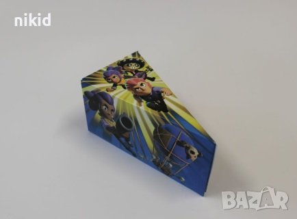 Брау Броу Старс Brawl Stars Бролстарс Кутии кутийки за картонена торта кутия парче за подарък рожден, снимка 1