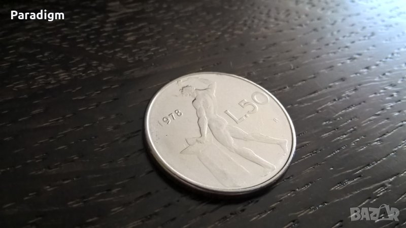 Монета - Италия - 50 лири | 1978г., снимка 1