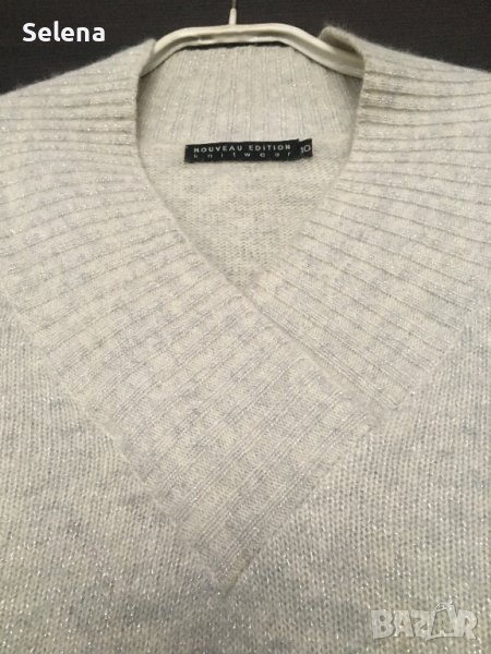 елегантен лъскав дамски пуловер, снимка 1