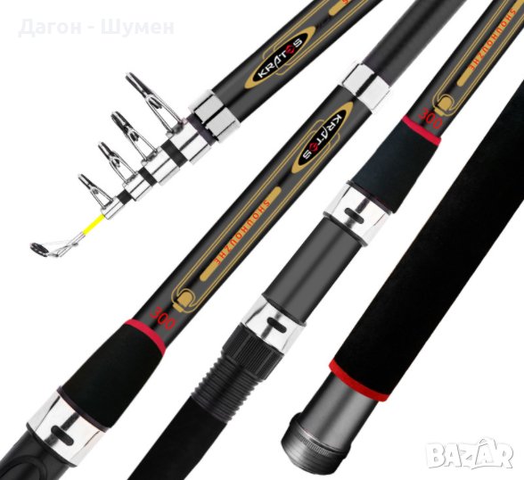 телескоп за шарански риболов - 2.10м.,2,40 м.,2,70 м.,3.0м.,3,60 м., снимка 1