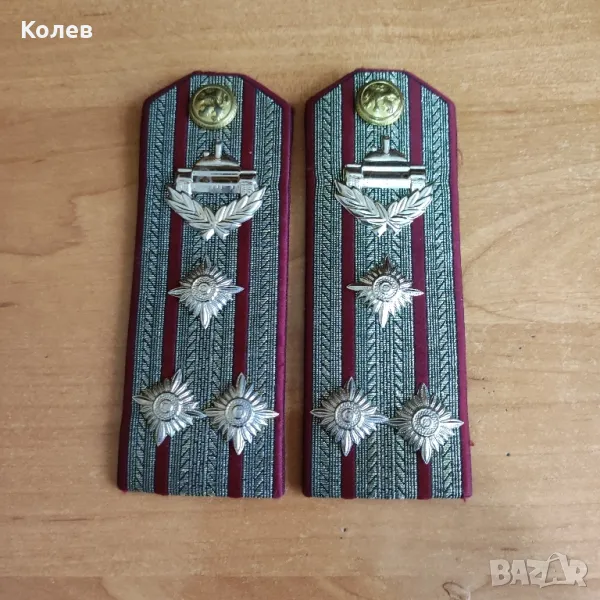 Пагони на полковник танкови войски, снимка 1