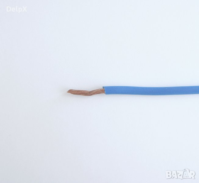 Проводник едножилен син ПВ А2 1x4mm2, снимка 1