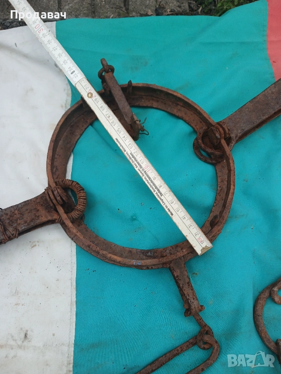 Стар кован капан, снимка 1