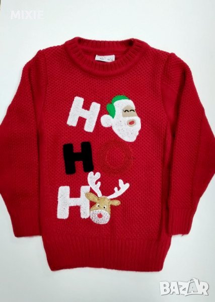 Нов детски Коледен пуловер , снимка 1