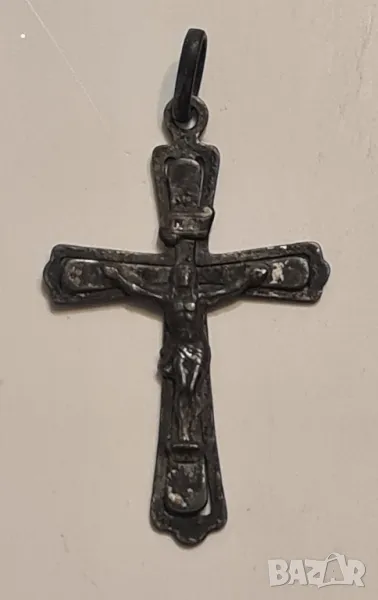 Стар сребърен кръст 925, снимка 1