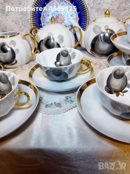 Руски сервиз за чай и кафе на Дулево, снимка 1