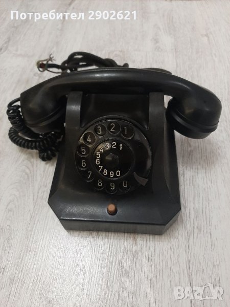 Стар стационарен ретро телефон , снимка 1