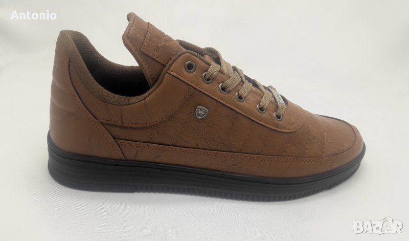 Мъжки ежедневни ГИГАНТ обувки 3589 в кафяво номера 45,46,47,48, снимка 1