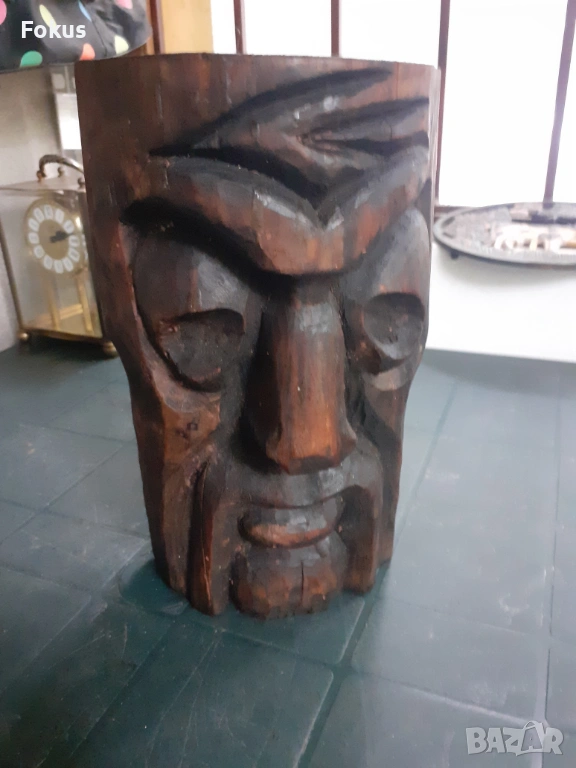 Дърворезба статуетка фигура дърво, снимка 1