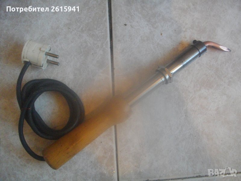 Немски Ел.Поялник-Старо Качество-Отличен-Реотанов-GXB Barthel 2006-32см/Човка 55мм, снимка 1