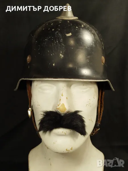 СТАРА НЕМСКА ПОЖАРНИКАРСКА КАСКА ШЛЕМ, снимка 1