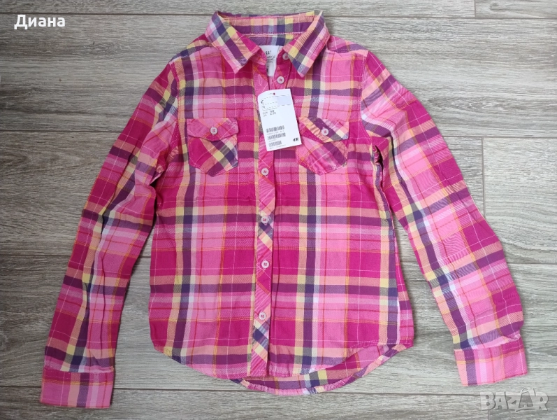 Детска риза 122 см (6-7 г), снимка 1