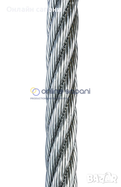 Неръждаеми стоманени въжета 3мм 4мм 5мм 6мм 7мм 8мм, снимка 1