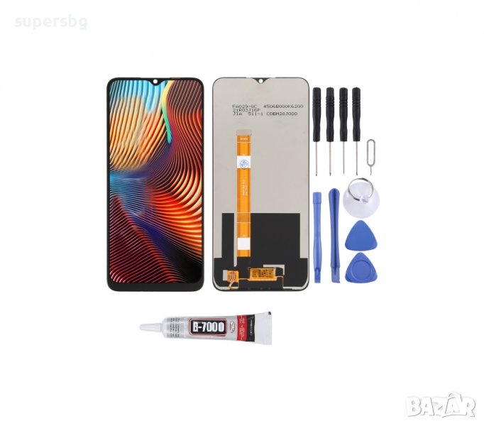 Оригинален Дисплей за Realme C21 , C20 , C11 2021 RMX3201, RMX3063, RMX3061, RMX3231,RMX3235 подарък, снимка 1