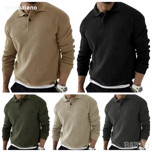 Мъжка модна преходна блуза  с дълъг ръкав, 5цвята , снимка 1