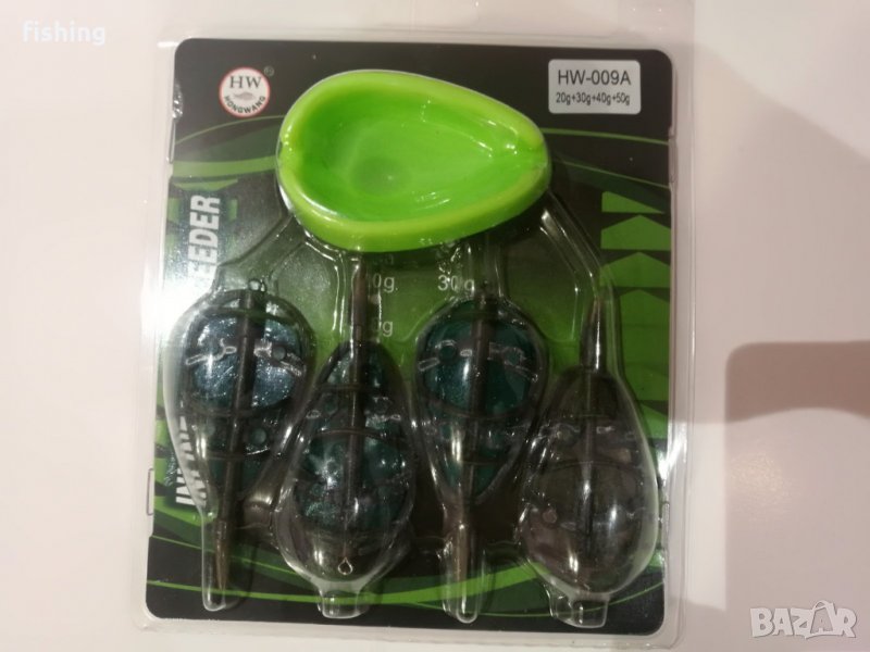 КОМПЛЕКТ 4 БРОЯ ФИДЕР ХРАНИЛКИ С ПРЕСА, снимка 1