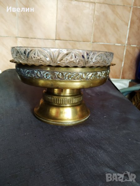 стара купа фруктиера арт деко, снимка 1