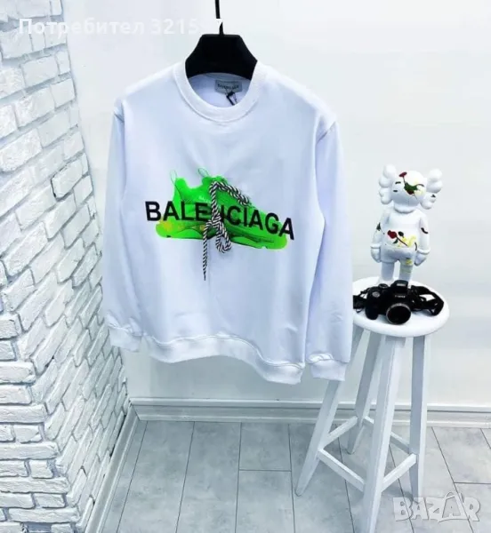 НОВА Мъжка блуза с дълъг ръкав Balenciaga, снимка 1