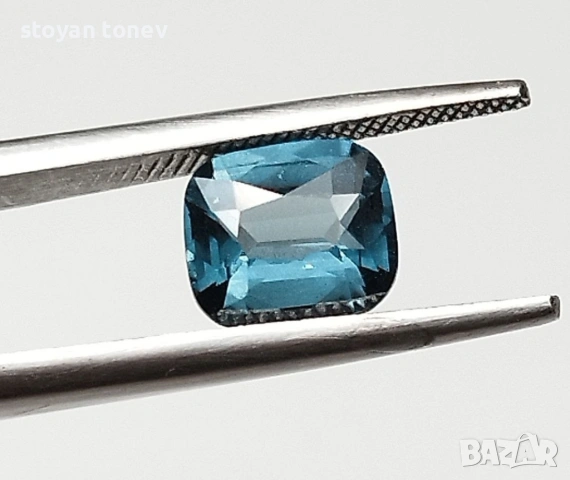 Рядък естествен син шпинел от Танзания - 1.28 карата! Сертифициран!, снимка 2 - Други - 54072376