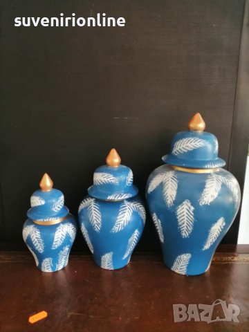 Вази с капак , снимка 5 - Вази - 37308381