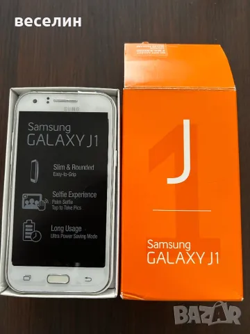 Чисто НОВ Samsung Galaxy J1 (SM-J100H) 4GB, бял цвят