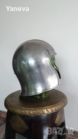 Рицарски, средновековен , шлем Барбута . , снимка 10 - Бойно оръжие - 53891157