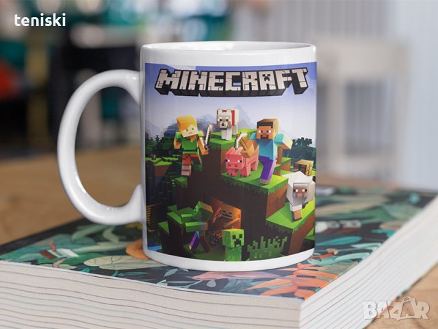 Чаша Minecraft 4 модела, снимка 4 - Подаръци за рожден ден - 36830289