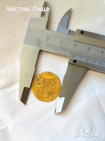 Златна Монета 1 Зери Махбуб 1171/1757 г Мустафа III Османска Империя Супер Рядка, снимка 3 - Нумизматика и бонистика - 42143992