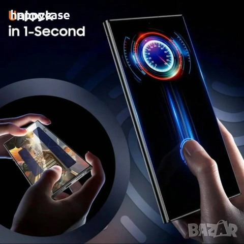 Samsung Galaxy S26 Ultra / TITAN GLASS Easy App Стъклен протектор с лесен монтаж, снимка 7 - Фолия, протектори - 53058212