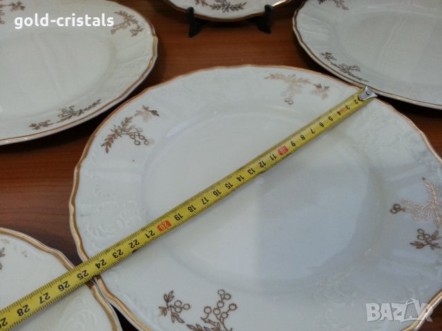 Стар порцелан Чехословакия чинии , снимка 4 - Антикварни и старинни предмети - 35041725