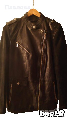 Ново кожено яке Pull&Bear 🐻 S, снимка 4 - Якета - 36887237