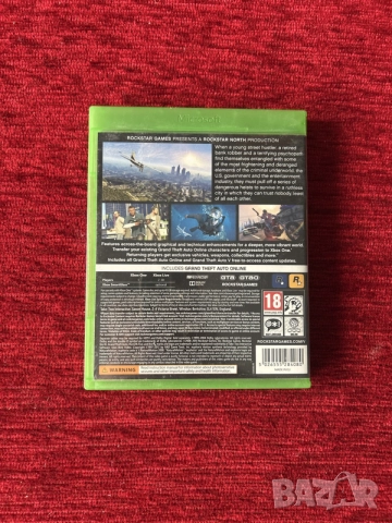 Xbox one GTA 5 five, снимка 3 - Игри за Xbox - 56115551
