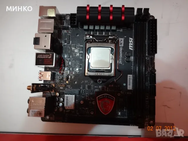 MSI Z97I Gaming ACK + i7 4790k , снимка 6 - Дънни платки - 56244409