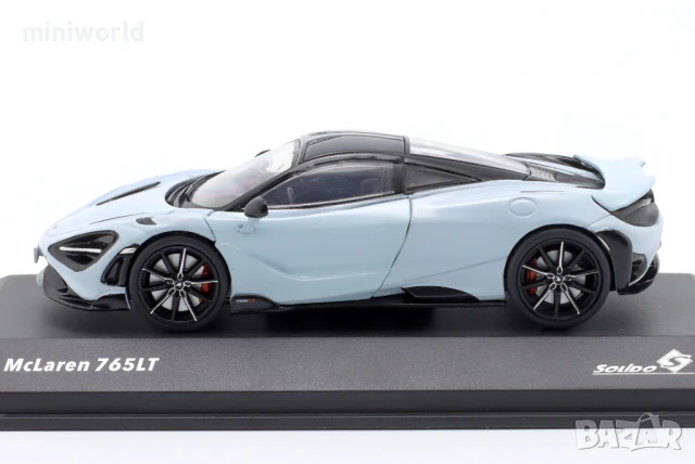 MCLAREN 765LT 2020 - мащаб 1:43 на SOLIDO моделът е нов в PVC дисплей-кейс, снимка 3 - Колекции - 51281470