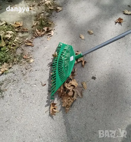 5265 Градинско гребло за събиране на листа, снимка 3 - Градински инструменти - 47471081