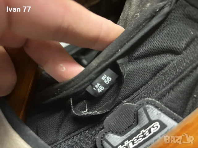Кожено мото яке Alpinestars, снимка 5 - Якета - 55960664