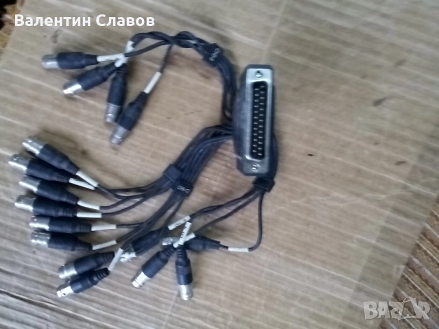 Адаптор преходник DB 25 към BNC, снимка 2 - Друга електроника - 52372219