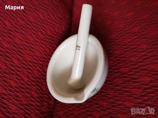  Rosenthal Technik Germany порцеланово хаванче с пестик, снимка 6 - Антикварни и старинни предмети - 48940472