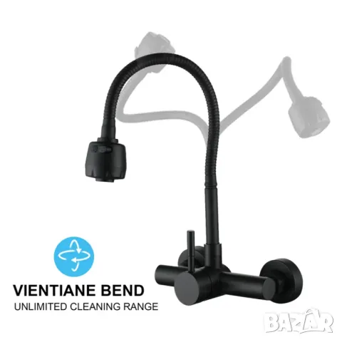 🍴 КУХНЕНСКИ ПРАКТИЧЕН СМЕСИТЕЛ С ЧУПЕЩА СЕ ГЛАВА 🍴, снимка 1