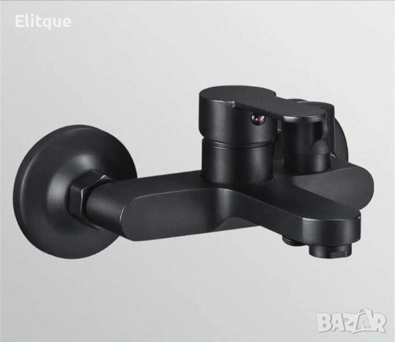 Стенен смесител за вана с ръчен душ неръждаема стомана, снимка 5 - Други стоки за дома - 52854034