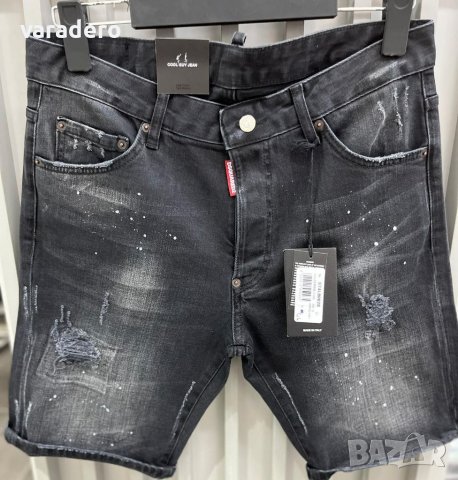 Мъжки къси дънки висок клас Dsquared , снимка 14 - Дънки - 37158385